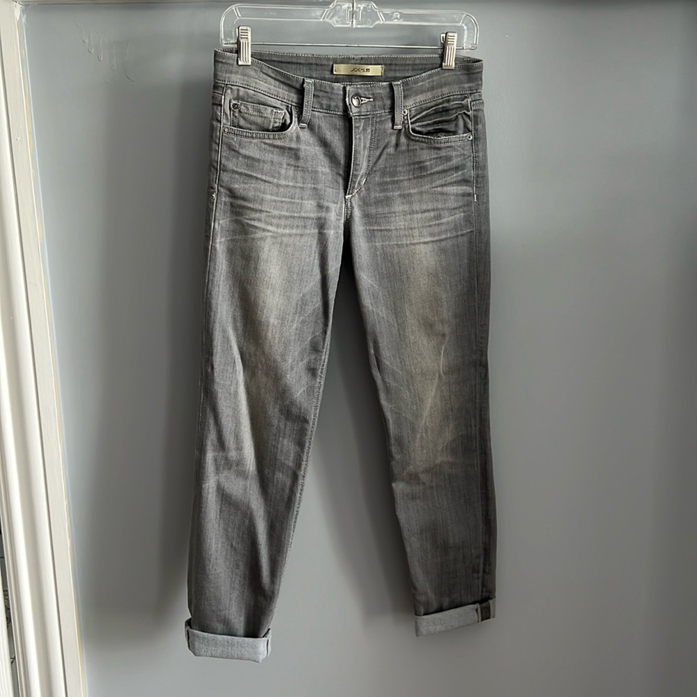 Grey Cropped Jeans